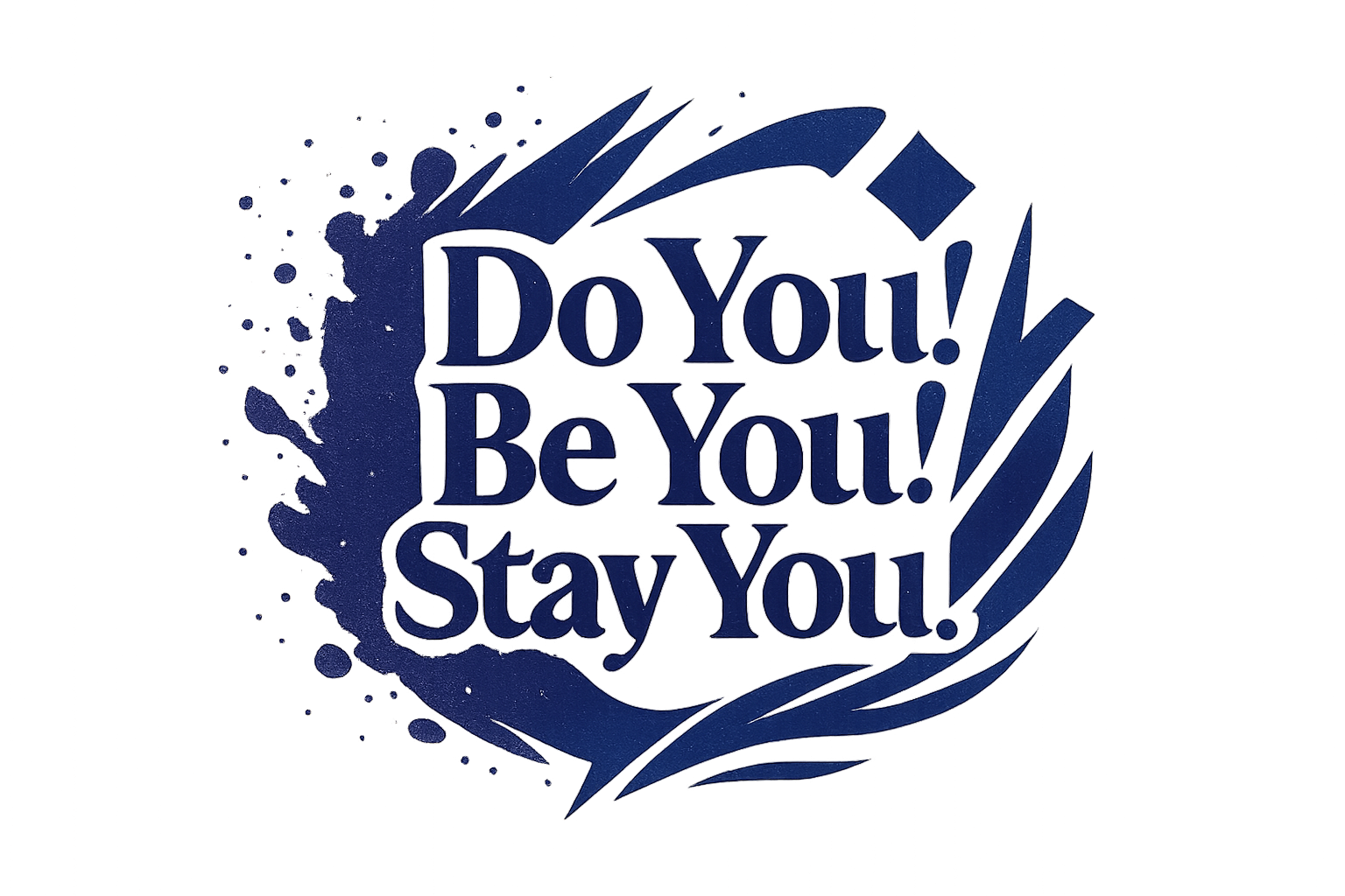 Make the words a little dark purple and a little dark blue color